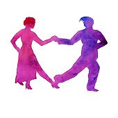 170x170 Man Carrying Woman Silhouette Premium Clipart