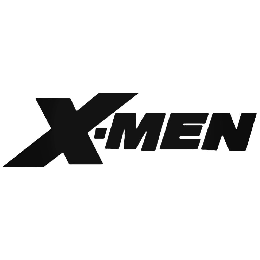 1000x1000 Men X Men Logo Silhouette Decal