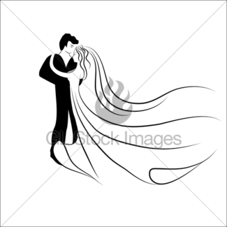 325x325 Man And Woman Faces Silhouettes Gl Stock Images