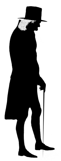200x526 Victorian Silhouette Clipart