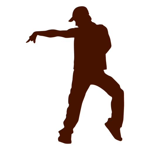 512x512 Man Dancing Silhouette 8