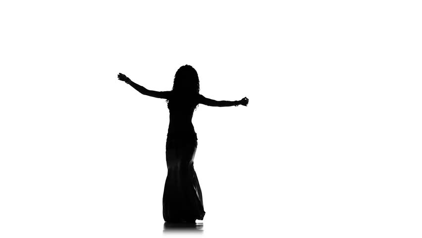 852x480 Silhouette A Dancing Man. Dances Georgia And Rest
