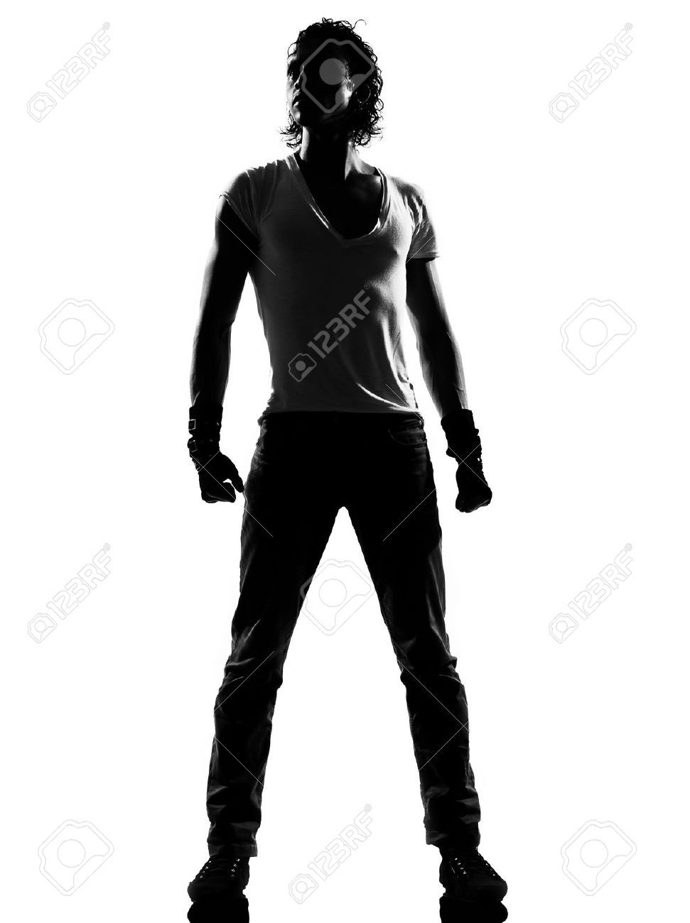 971x1300 Man Dancing Silhouette