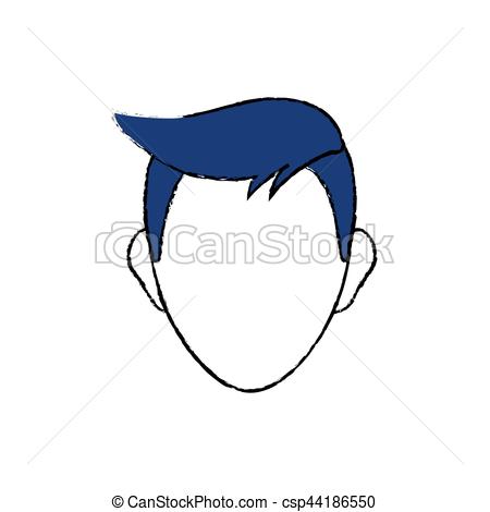 450x470 Man Head Silhouette Icon Vector Illustration Graphic Design