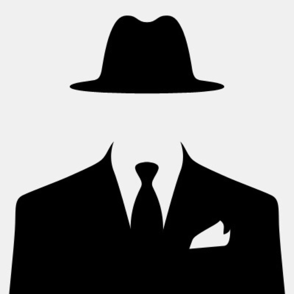 Man In Fedora Silhouette at GetDrawings | Free download