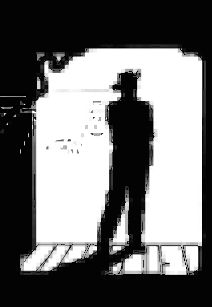 420x608 Man, Gentleman, Outline, Western, Cowboy Movie, Silhouette, Cowboy