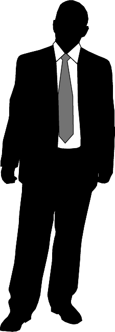 225x650 Business Person Silhouette Clipart Panda