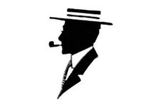 236x144 Victorian Man Silhouette Man Wearing A Top Hat Clip Art