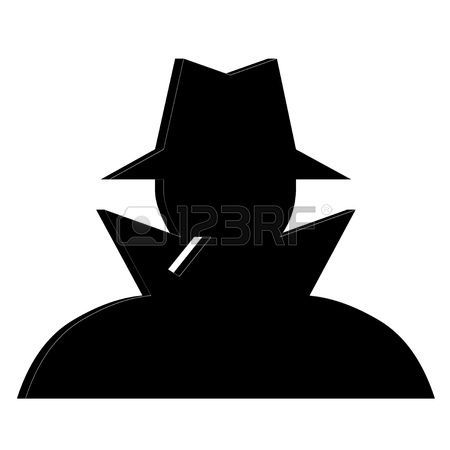 Man In Trench Coat Silhouette at GetDrawings | Free download