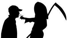 235x135 Man Mowing Grass With Scythe Line Icon Premium Clipart