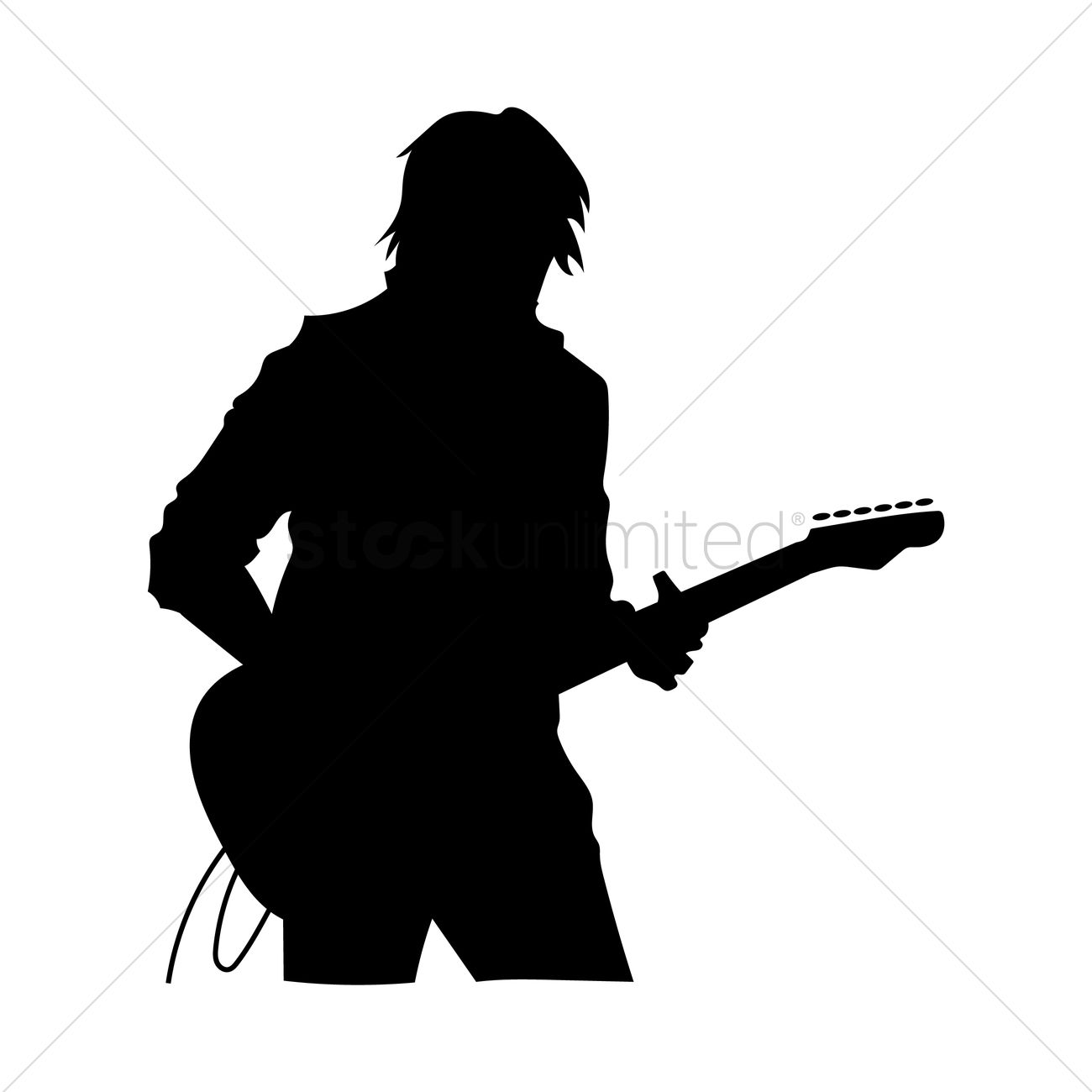 1300x1300 Man Playing Guitar Vector Image
