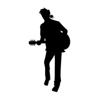 200x200 Black Silhouette Silhouettes Man Men Guy Guys Human People Person