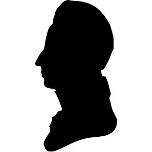 300x300 Silhouette Man Facing Left, No. 1 Clipart, Cliparts