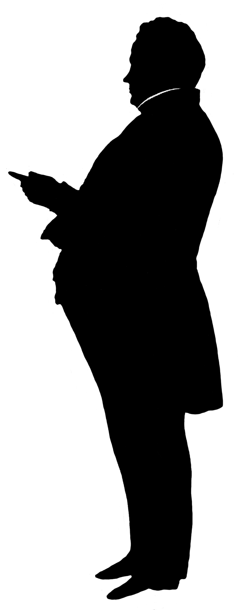 827x2093 Victorian Silhouette Clipart