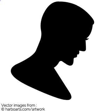 335x355 Download Man Profile Silhouette
