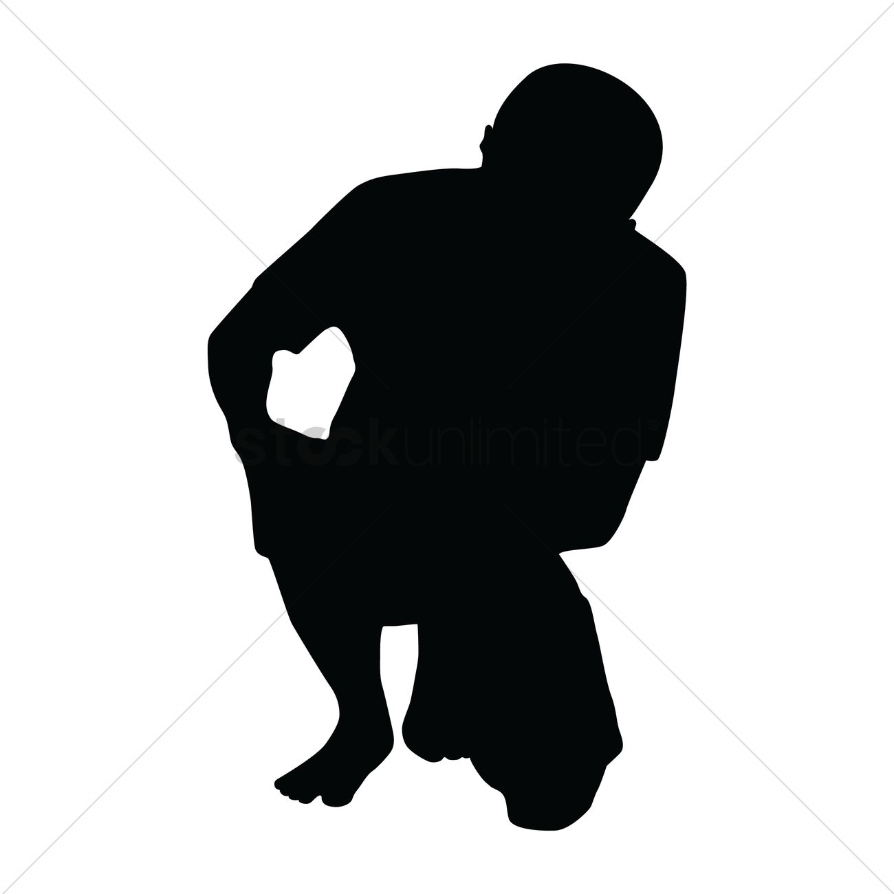 1300x1300 Man On Knees Clipart Silloutte