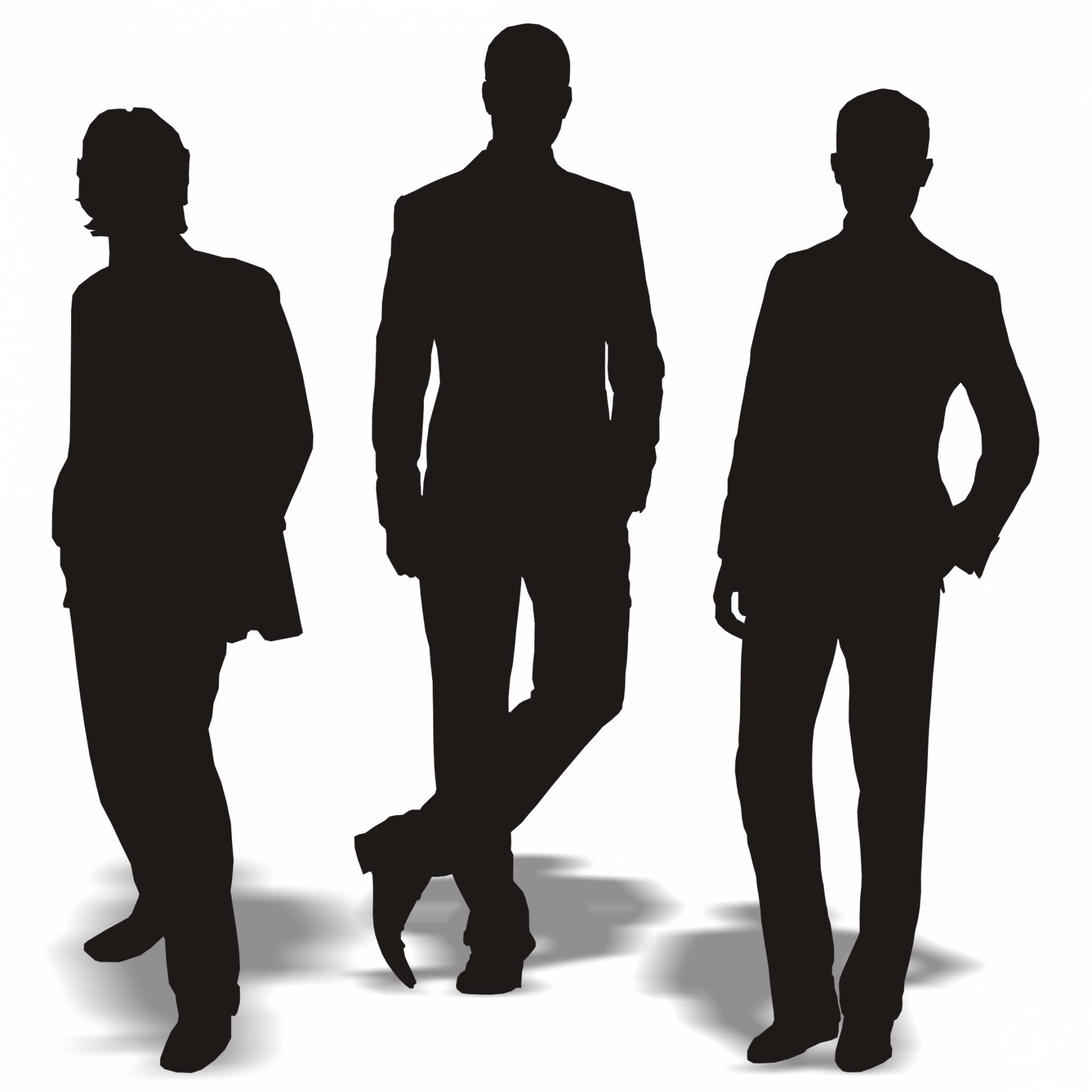 1999x1999 Silhouette Of Men Group