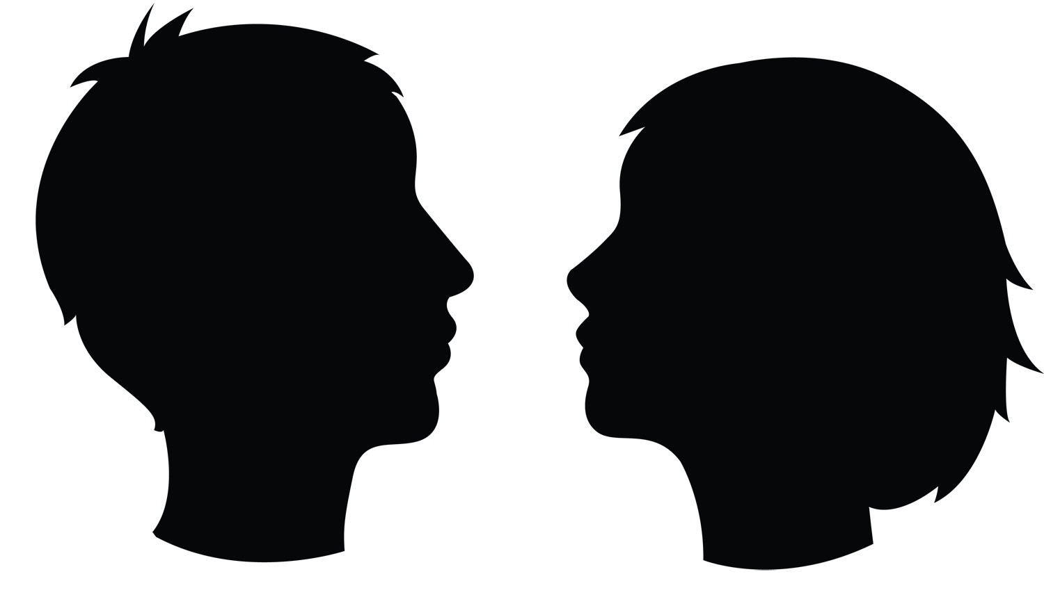 1500x849 Silhouette Of Head Clipart