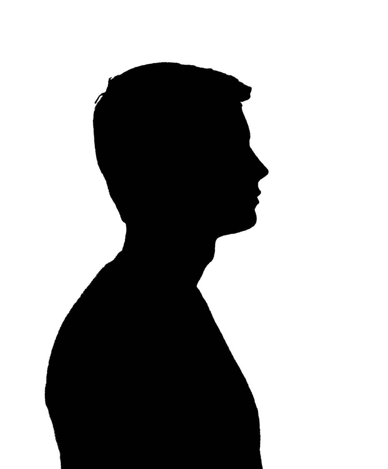 Person Side Profile Silhouette - Silhouette Side Profile Man Face ...