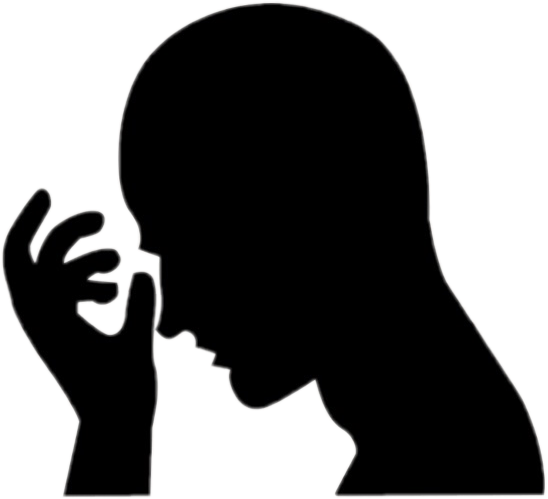 548x499 Silhouette Profile Man Hand Freetoedit