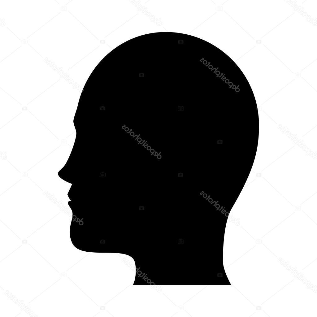 1024x1024 Hd Stock Illustration Man Silhouette Side Profile Icon Image