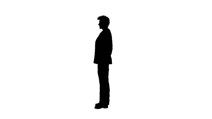 852x480 Silhouette Of Man Walking Stock Footage Video 3005107 Shutterstock