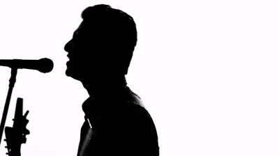 Man Singing Silhouette at GetDrawings | Free download