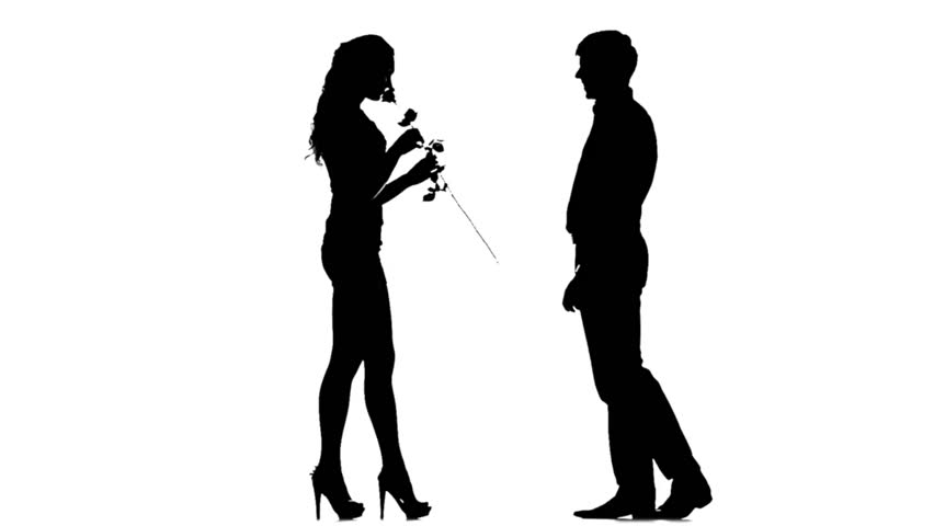 852x480 Black Silhouette Of Microphone And Vigorously Singing Singer