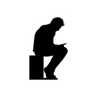 200x200 Shape Shapes Silhouette Silhouettes Male Males Man Men Guy Guys