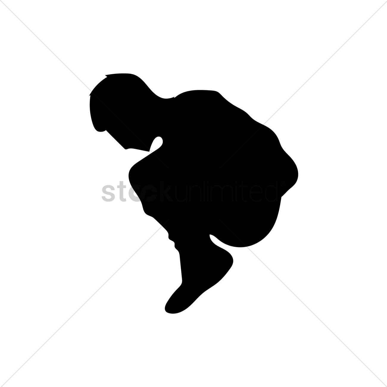 1300x1300 Silhouette Of A Man Sitting Vector Image
