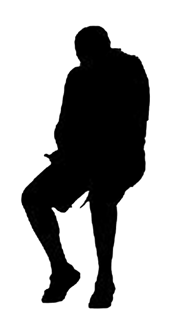 348x648 Man Sitting Silhouette Architecture Material Sources