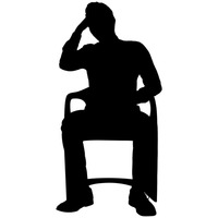 200x200 Silhouette Silhouettes Man Men Guy Guys Human People Person