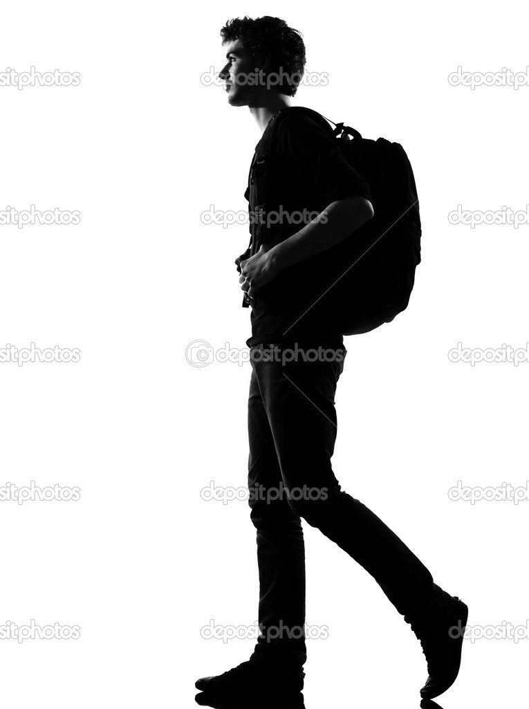 765x1024 Man Walking Silhouette Clipart