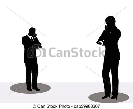 450x369 Eps 10 Vector Illustration Of Business Man And Woman Vector
