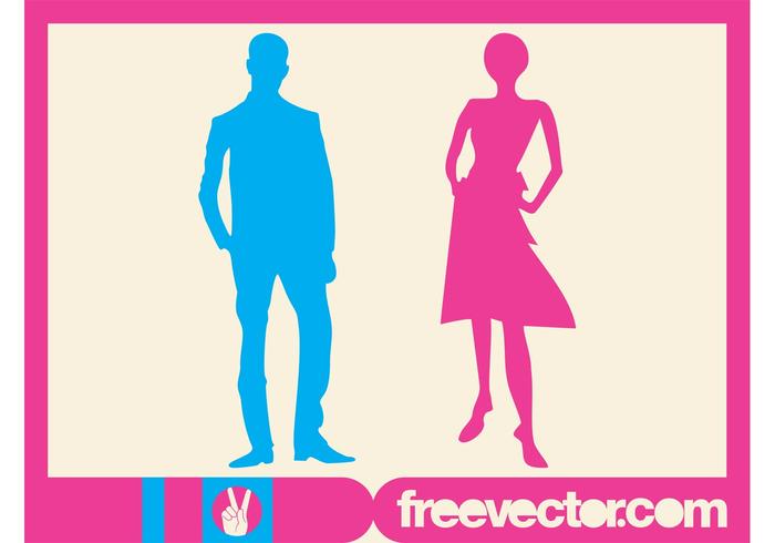 700x490 Man And Woman Silhouettes