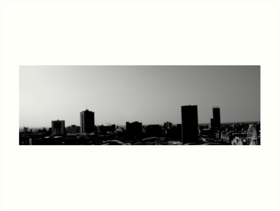 549x413 Manchester Skyline Art Prints By Paul Jarrett Redbubble