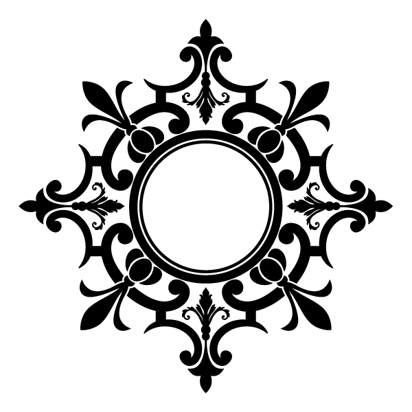 600x600 Medalion Stencil Mandala E Afins Stenciling