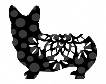 340x270 Svg Corgi Etsy