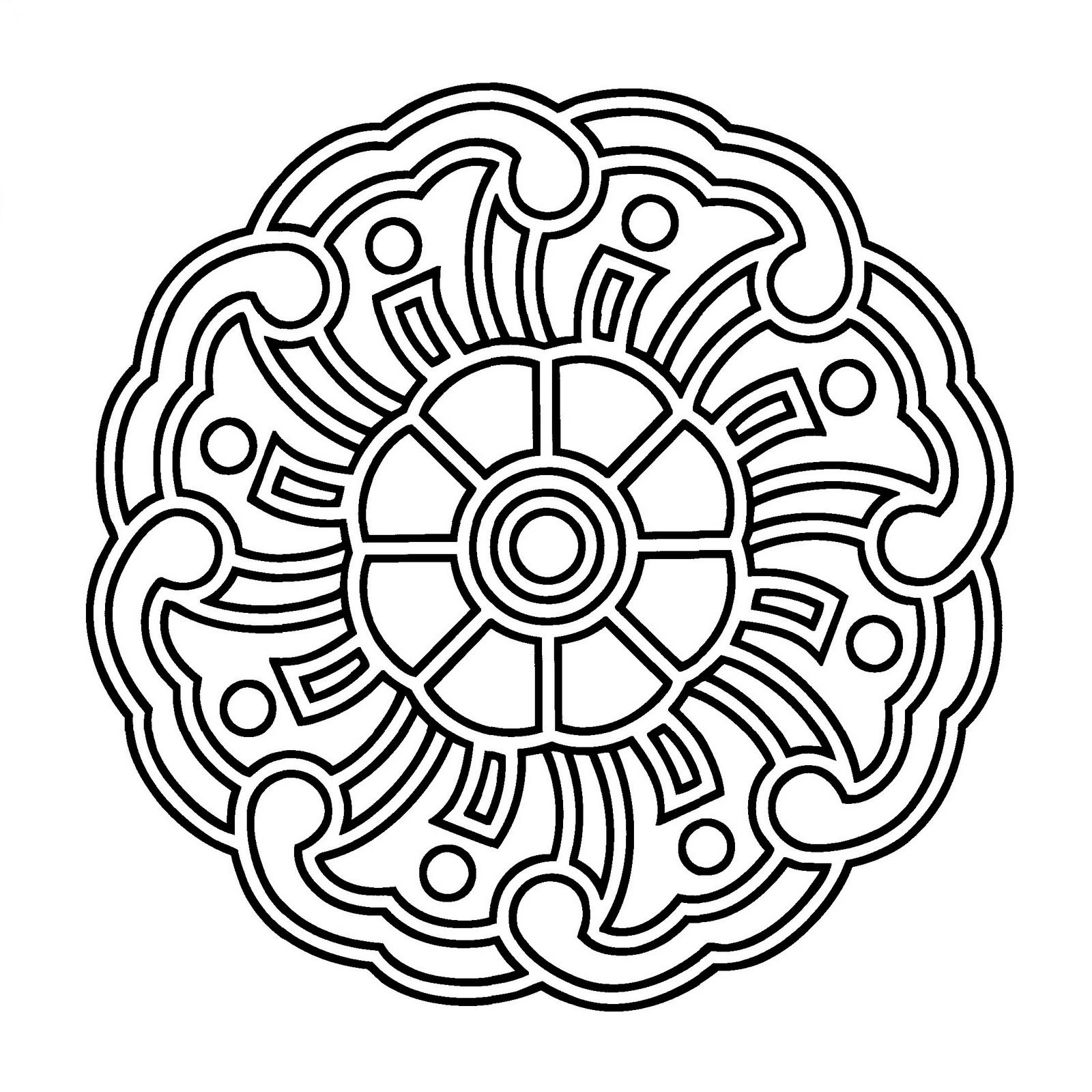 1600x1600 Mandala Para Pintar