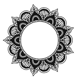 Mandala Silhouette at GetDrawings | Free download