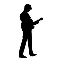 200x200 Man Men Guy Guys Human People Person Silhouette Silhouettes Music