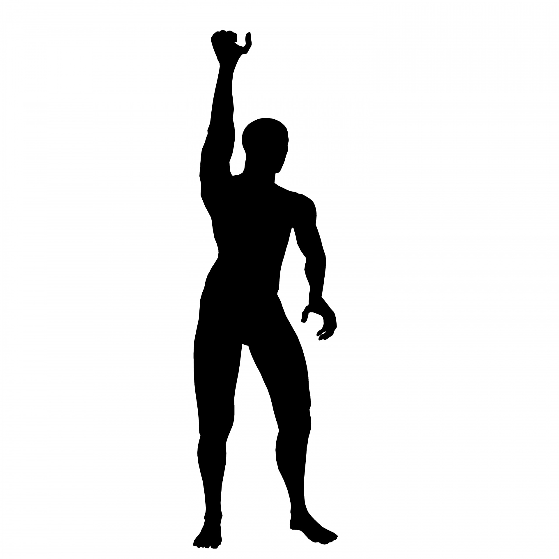 1920x1920 Cheering Mannequin Free Stock Photo