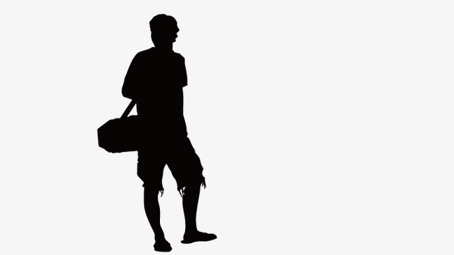 650x366 Man Standing, People Standing Silhouette, Silhouette Figures Png
