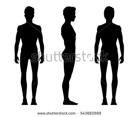 450x380 Profile Clipart Man Side View