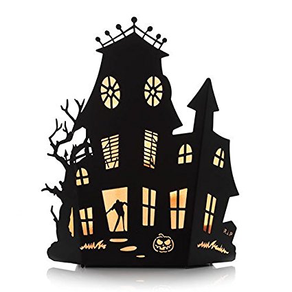 425x425 Yankee Candle Halloween Silhouettes Haunted House