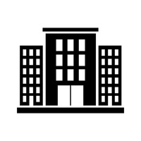 200x200 Shape Shapes Building Buildings Silhouette Silhouettes Cutout Cut