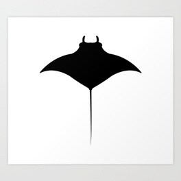 264x264 Manta Ray Art Prints Society6