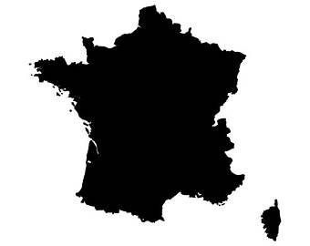 340x270 Silhouette Map Etsy