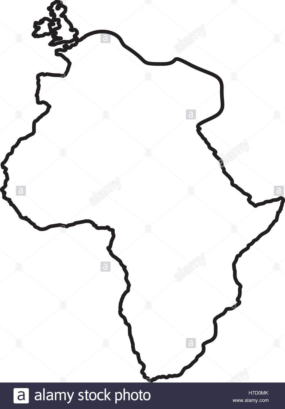 969x1390 Silhouette Of Africa Continent Icon. World Map Design. Vector