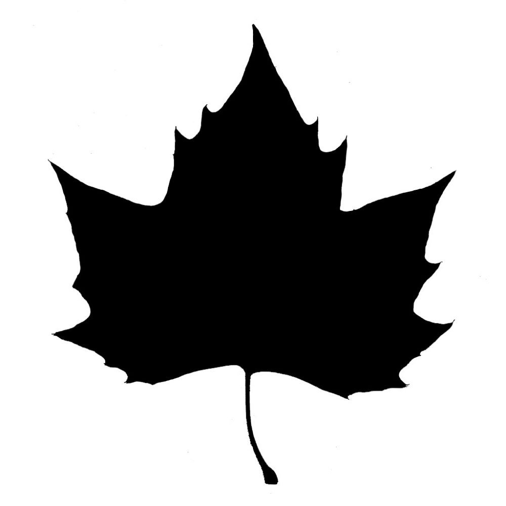 Maple Leaves Silhouette at GetDrawings | Free download